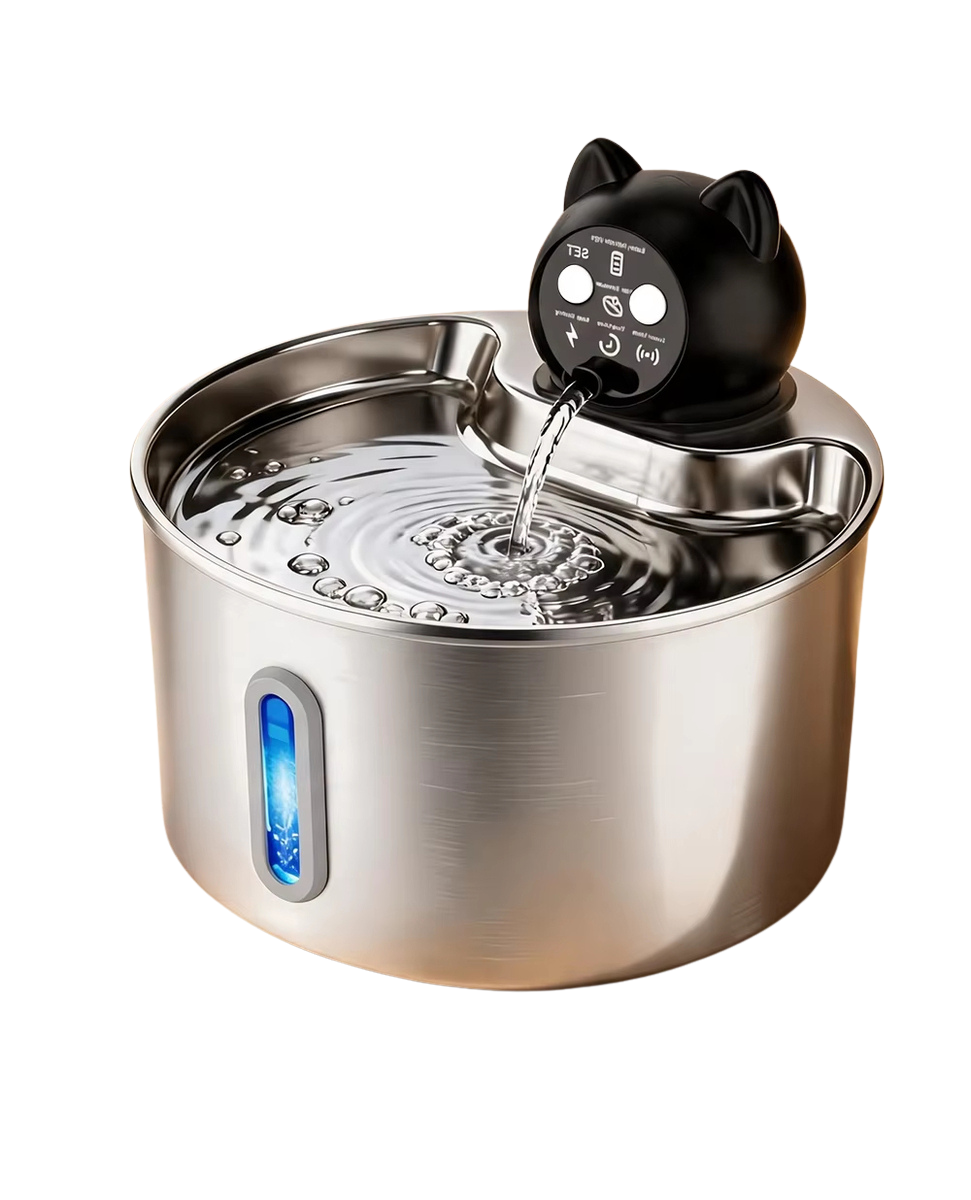 SilentFlow Q1 — Fontaine à eau pour chat sans fil