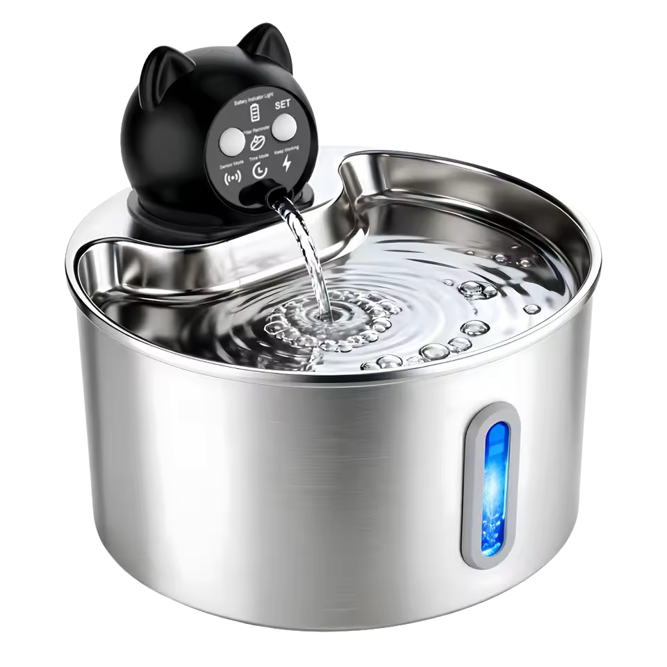 SilentFlow Q1 — Fontaine à eau pour chat sans fil
